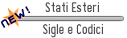 Prefissi e sigle Stati esteri